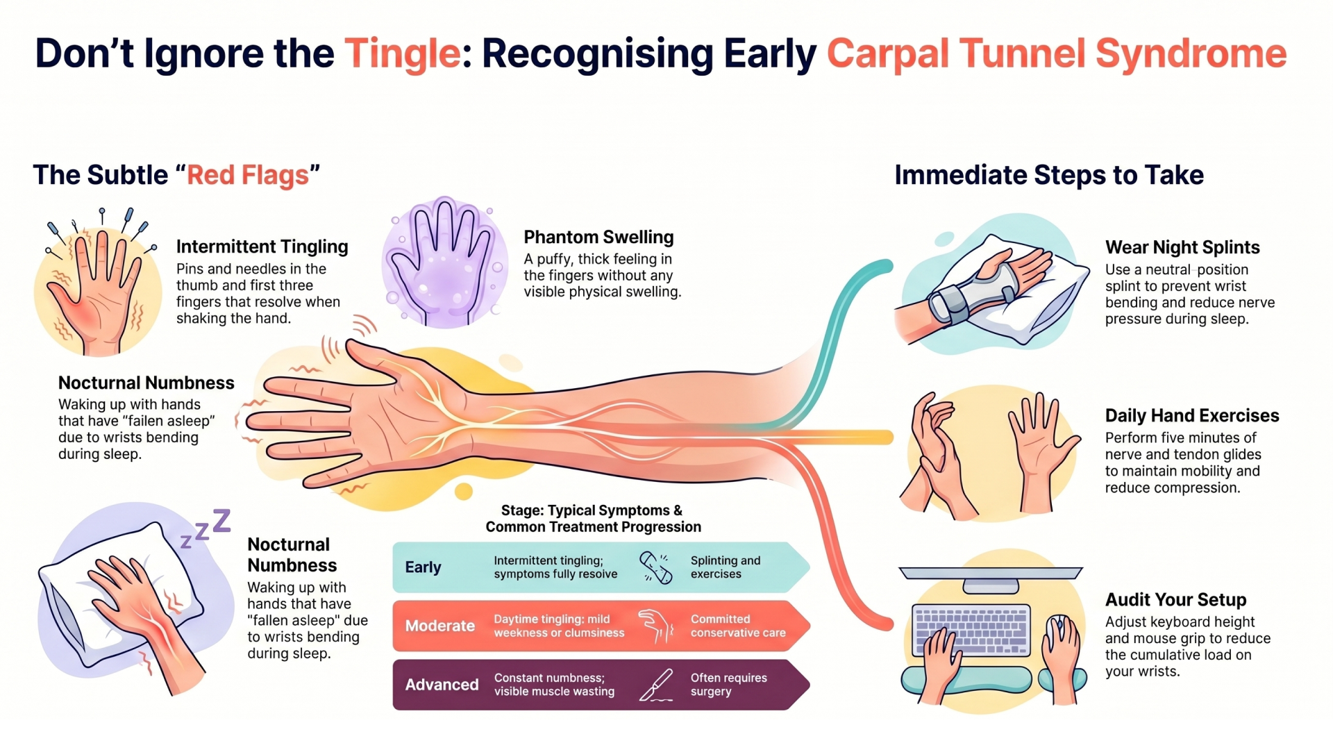 Early Signs of Carpal Tunnel Syndrome: What to Watch For Before It Gets Serious